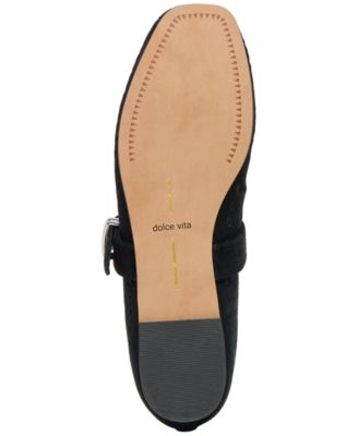 Women's Mikel Perforated Buckle Mary Jane Flats