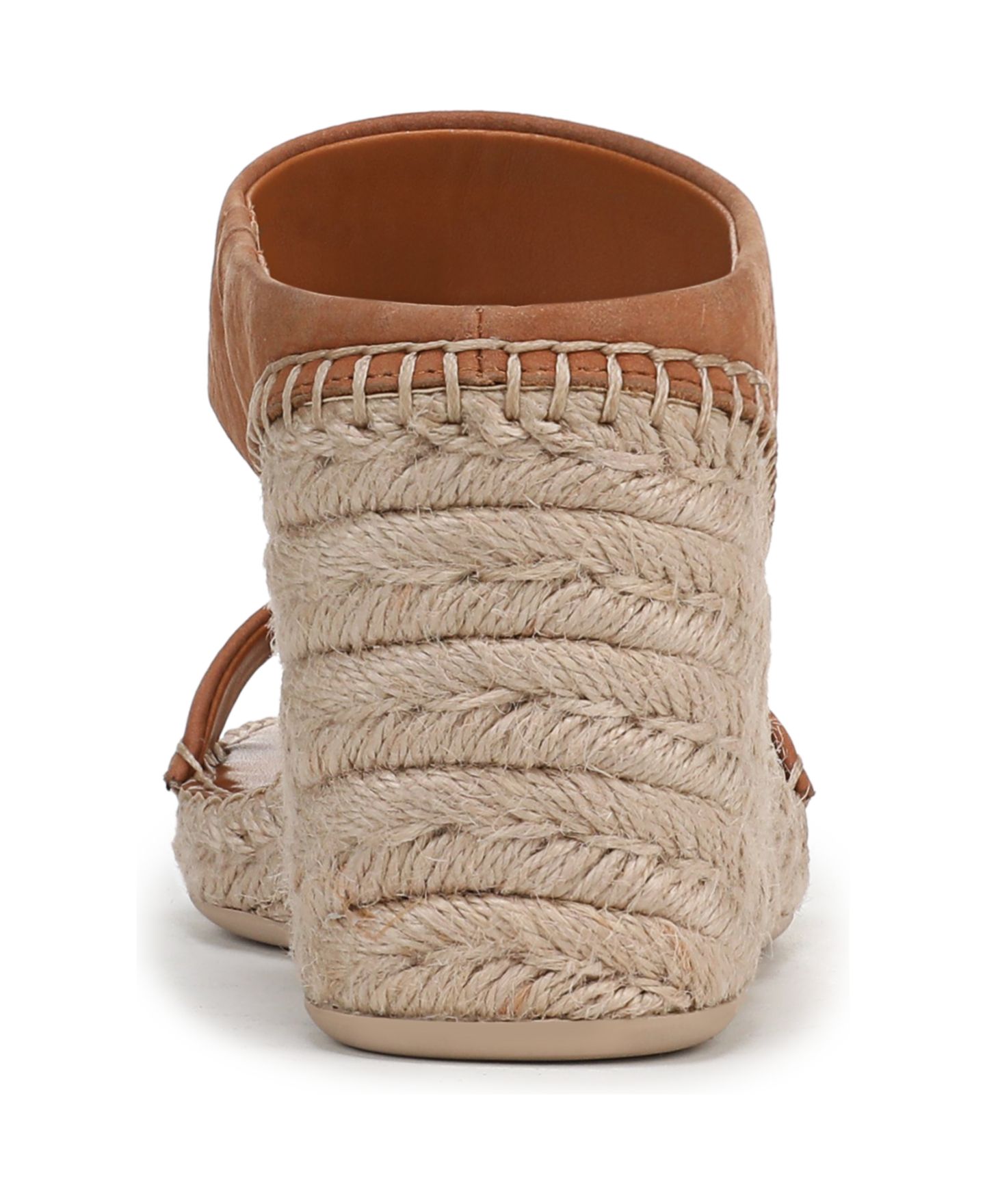 Женские сандалии Franco Sarto Farren Square Toe Espadrille, цвет: Карамельный коричневый кожаный — фото 3