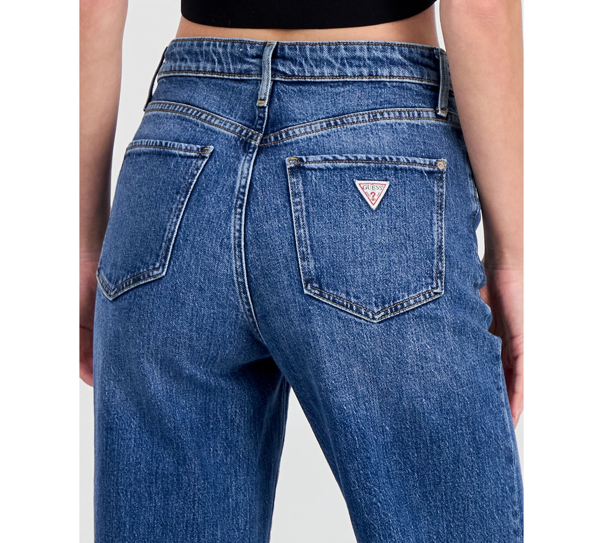 Guess Women's High Rise Straight-Leg Jeans