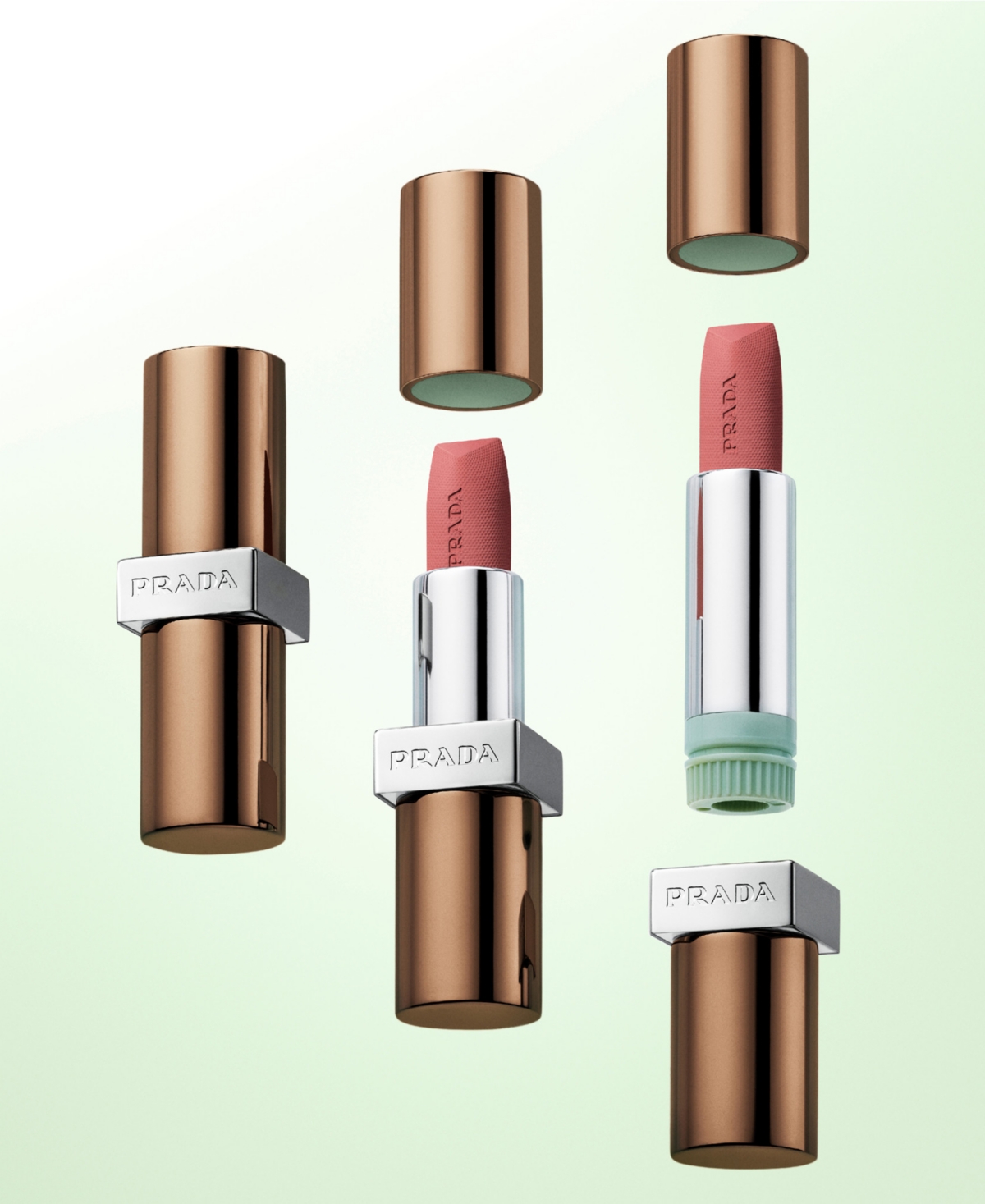 Prada Beauty Prada Soft Matte Lipstick In Brown