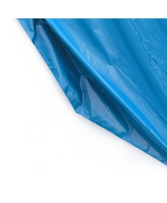 LI244820 24' Solid Blue Round Above Ground Swimming Pool Overlap Liner