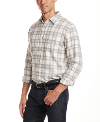 Men's Brushed Flannel Long-Sleeve Shirt