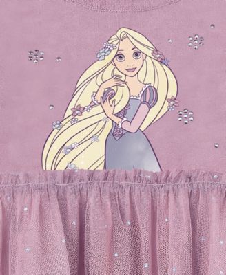 Girls' 2T-6X Rapunzel Long-Sleeve Dress
