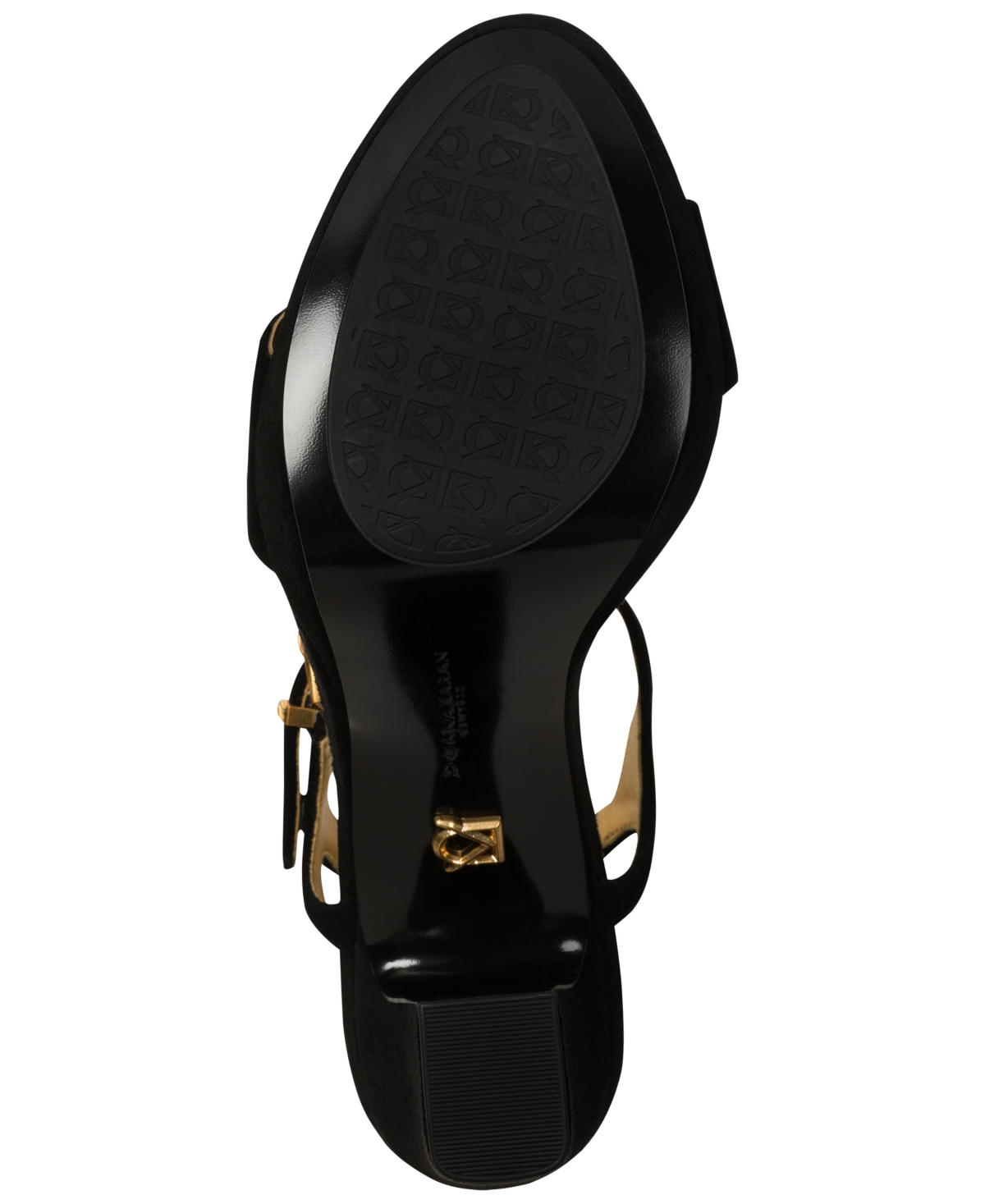 Donna Karan New York Shepard Ankle Strap Platform Sandal In Black