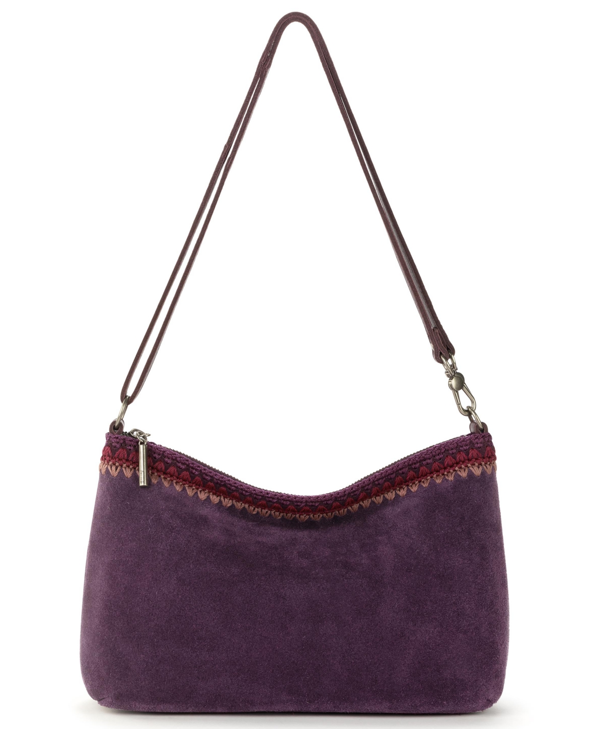 The Sak Women's Lumi Leather Convertible Crossbody In Purple