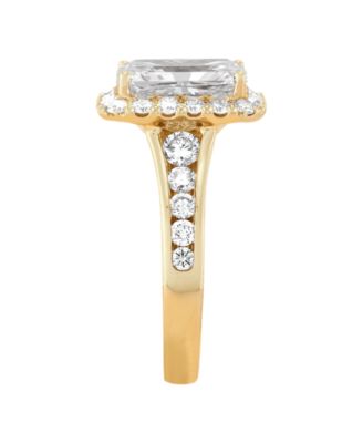 IGI Certified Lab Grown Diamond Ring (4 ct.t.w.) in 14k White or Yellow Gold