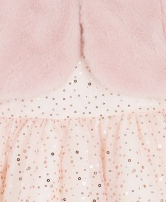 Girls' 4T-6X Sequin Jacket, Dress and Purse, 3-Piece Set