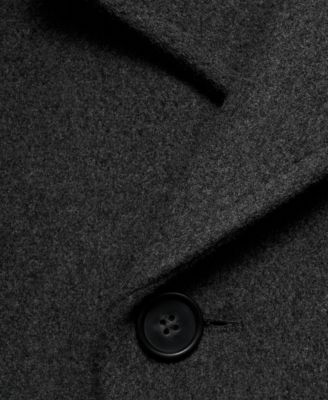 Men's Buttons Wool Double-Breasted Coat