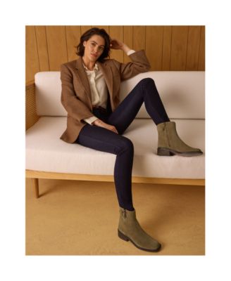 Women's Gillian Square Toe Zip Short Boots