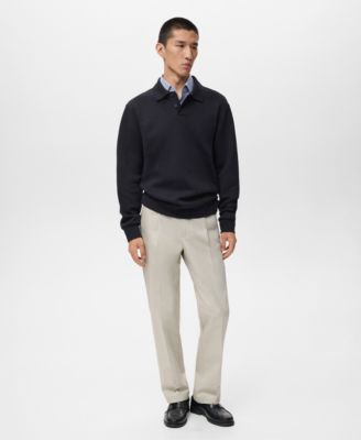 Men's Regular-Fit Polo Sweatshirt