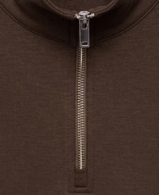 Men's Zipper Regular-Fit Cotton Sweatshirt