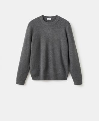 Men's Ribbed Wool-Blend Sweater