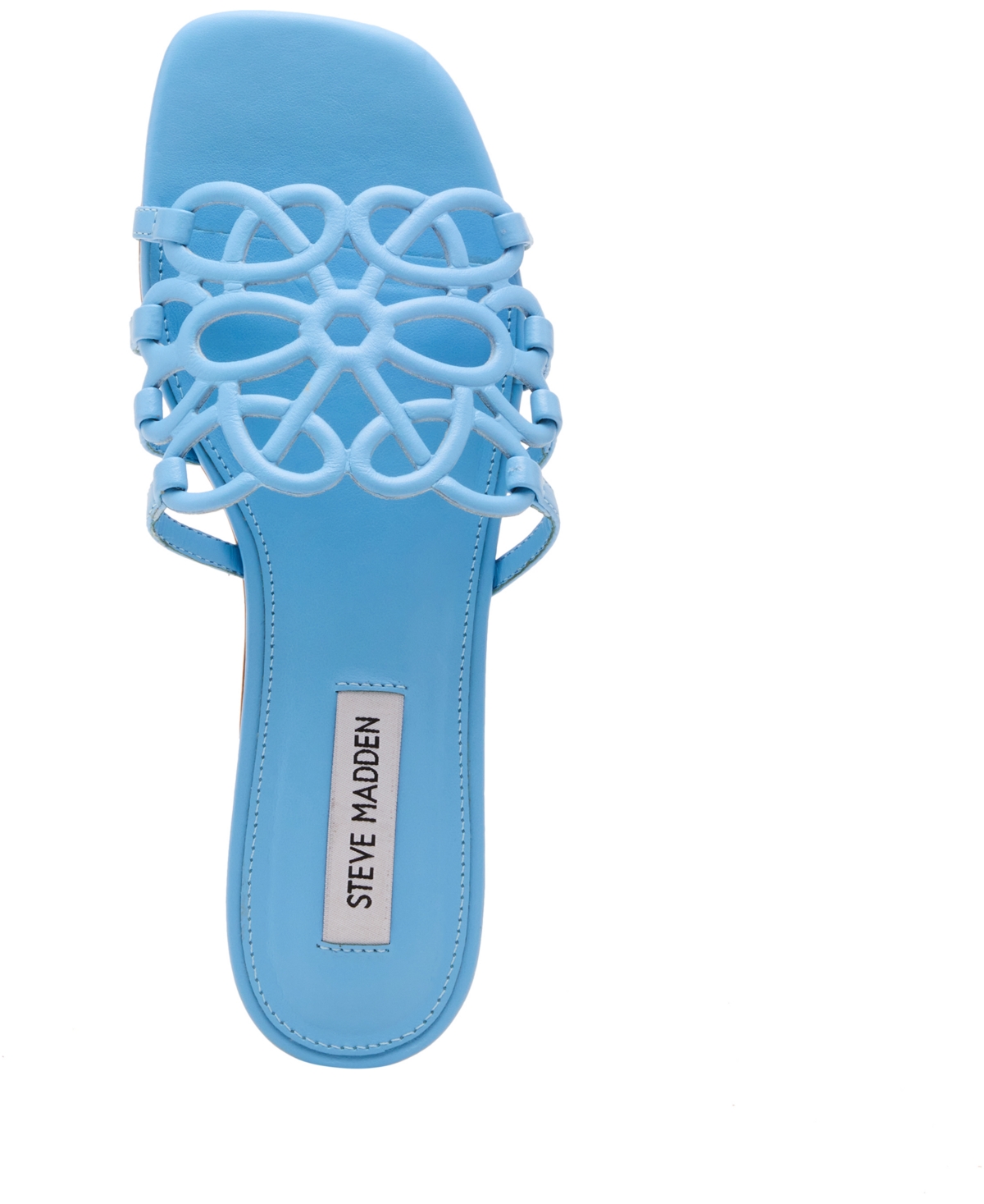 Steve Madden Women's Lotus Slide Square-Toe Flat Sandals