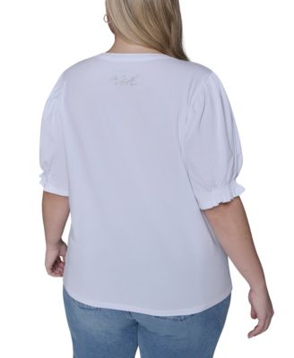 Women's Plus Size Crew Neck Top