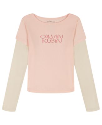 Calvin Klein - Girls 7-16 Long-Sleeve T-Shirt