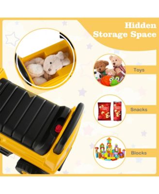 Licensed Caterpillar Kids Ride-On Digger-Yellow