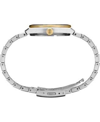 Women's Diamonds Quartz Silver Stainless Steel Watch, 34mm