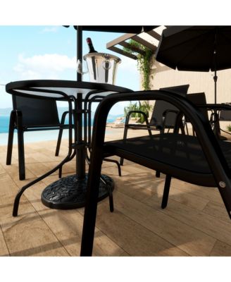 19" Patio Umbrella Base 26 lbs Umbrella Sd for 1.5"/1.9"