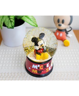 Disney Mickey Mouse Light-Up Collectible Snow Globe | 6 Inches Tall