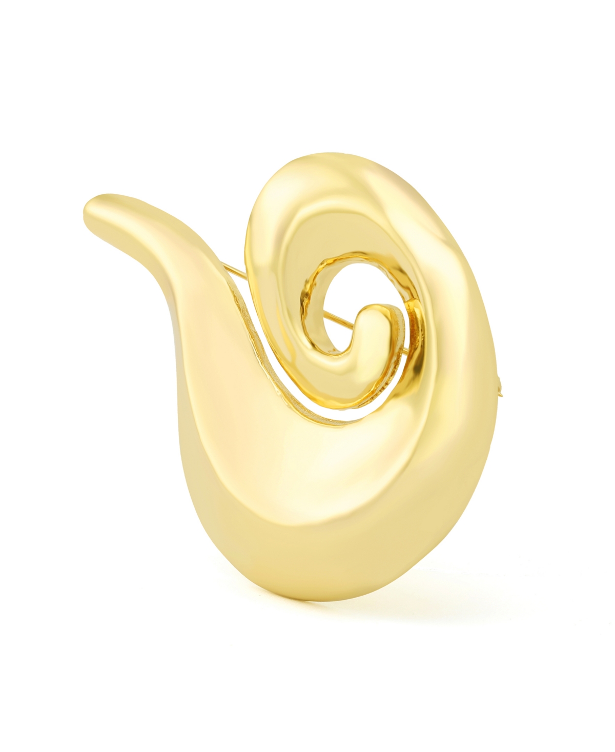 Robert Lee Morris Soho Gold Vintage Swirl Brooch In Gold