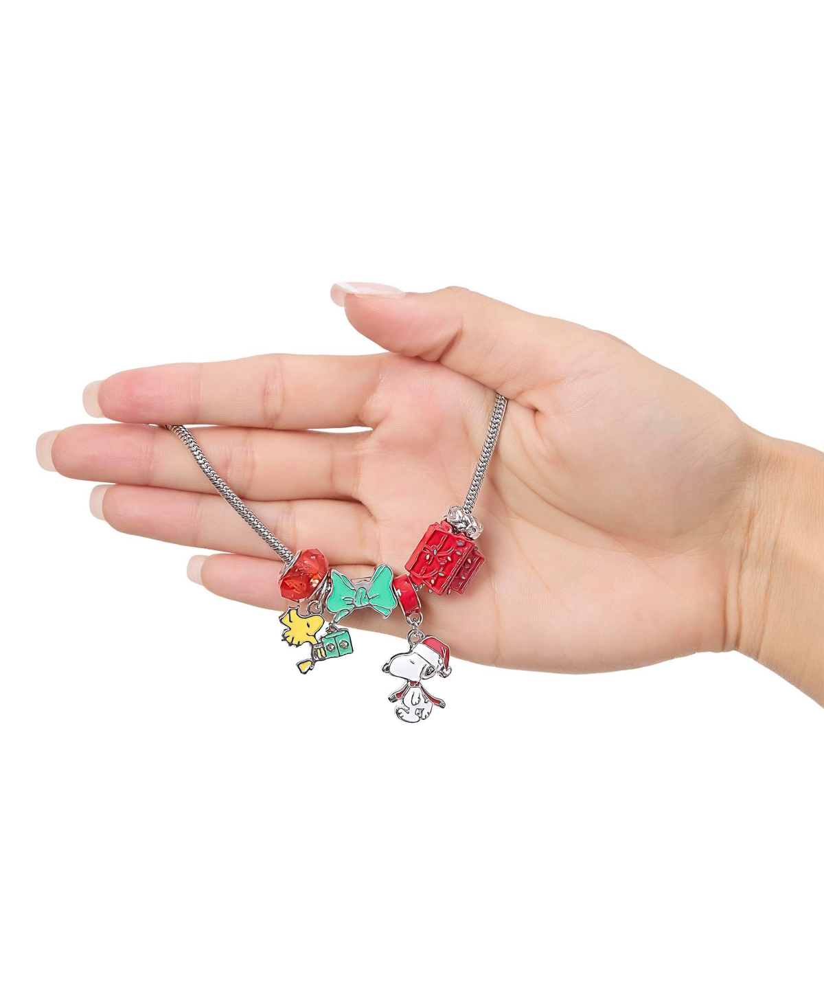 Peanuts Snoopy & Woodstock Slide Charm Bracelet