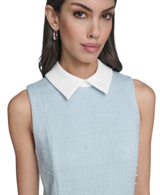 Women's Collared Sleeveless Dress