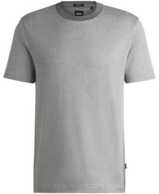 Men's Structured Cotton Regular-Fit T-Shirt