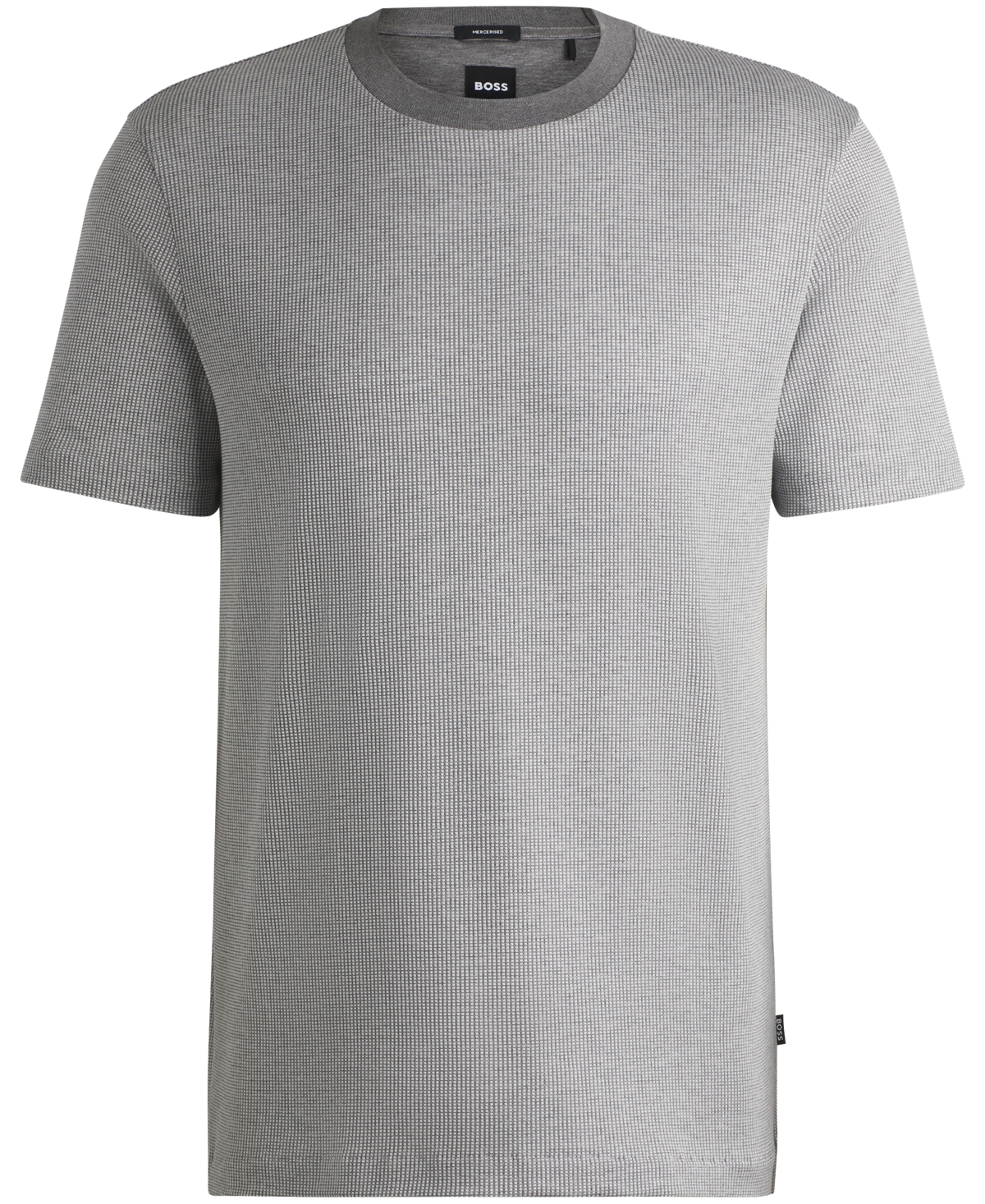 Boss by Hugo Men's Structured Cotton Regular-Fit T-Shirt
