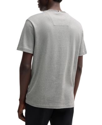 Men's Structured Cotton Regular-Fit T-Shirt
