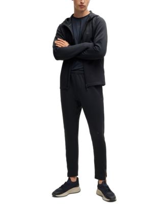 Men's Reflective Branding Zip-Up Hoodie