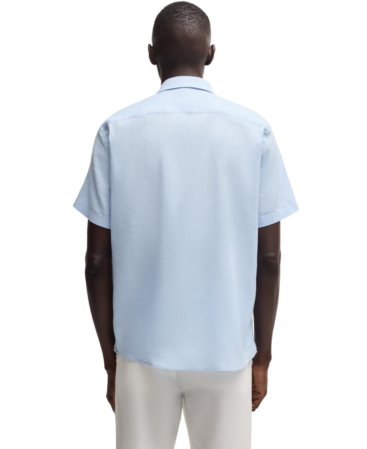 Boss by Hugo Men's Stretch Linen Slim-Fit Shirt