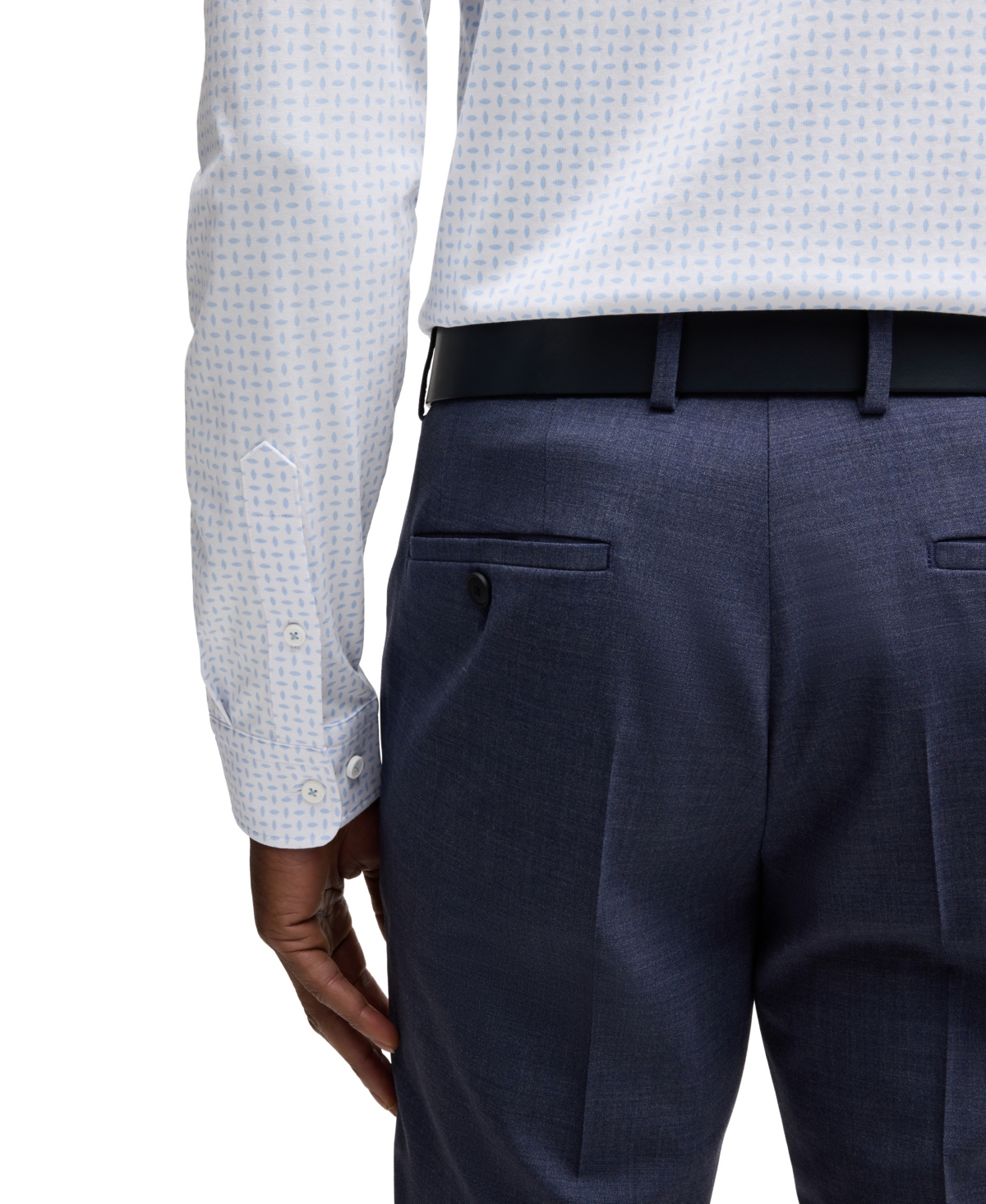 Boss by Hugo Men's Printed Cotton Blend Slim-Fit Dress Shirt