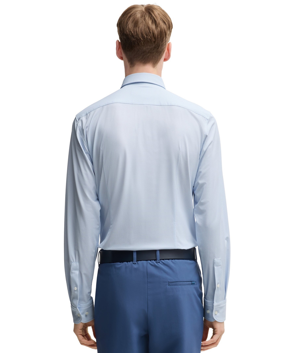 Boss by Hugo Men's Structured Performance Slim-Fit Dress Shirt