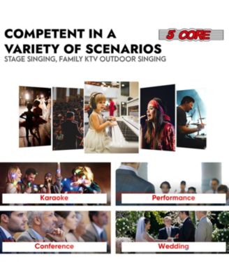 Microphone XLR Dynamic Karaoke Singing Handheld Microfono Professional Vocal DJ Music Mic - 2PCS