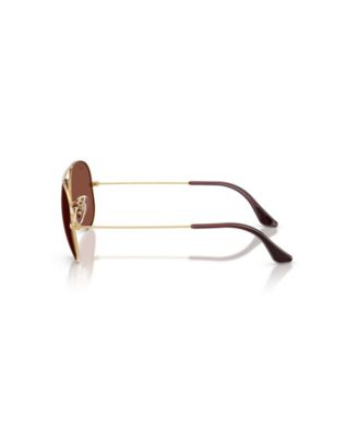 Unisex Pilot Sunglasses, Aviator Large Metal RB3025