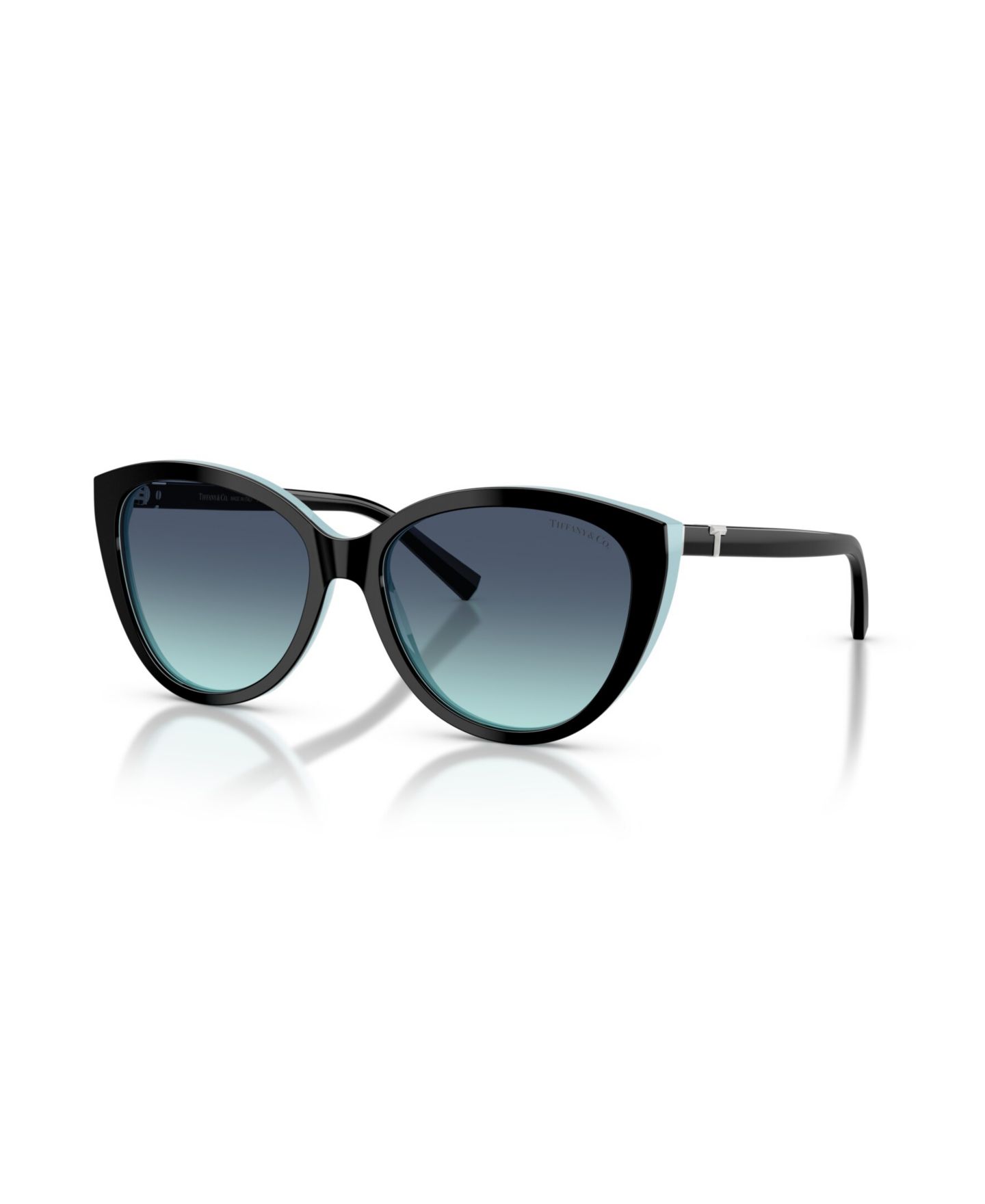 Женские солнцезащитные очки Tiffany & Co. Cat Eye Sunglasses, TF4251, цвет: Синий — фото 1