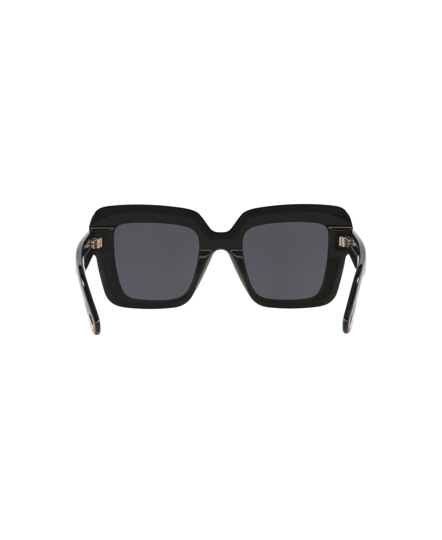 Женские солнцезащитные очки Tom Ford Square Sunglasses, Esme TR TR001880, цвет: Чёрный / Серый — фото 2