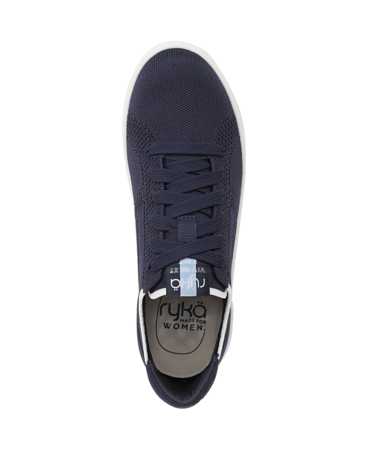 Ryka Women's Viv Next Knit Court Inspired Lace Up Sneakers