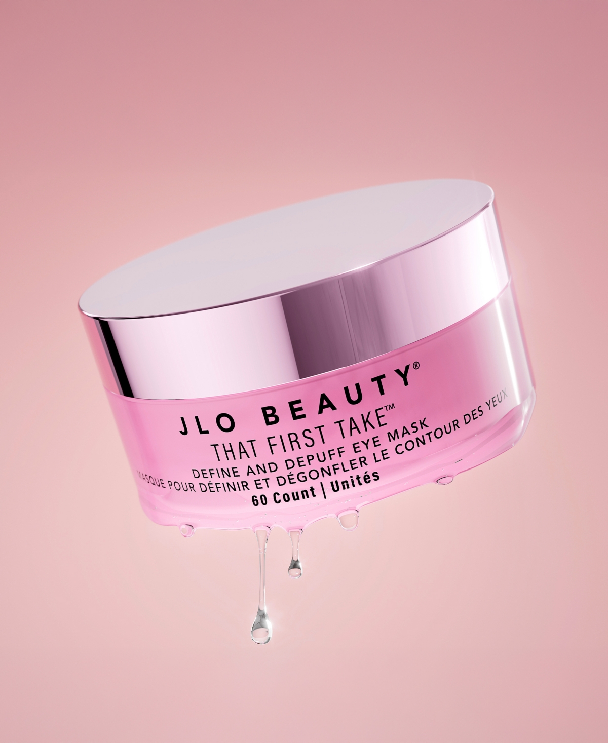 Jlo Beauty That First Take Define And Depuff Eye Mask With Spatula In Transparent