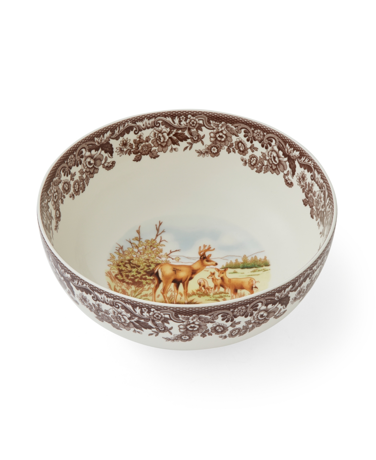 Spode Woodland 9.7" Serving Bowl In Multi
