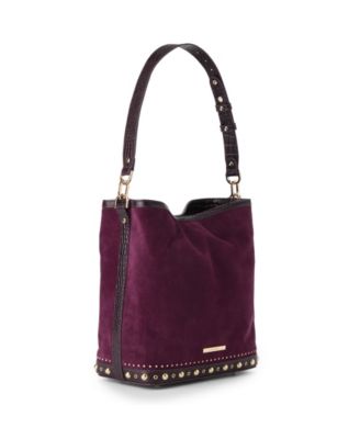Celina Medium Suede Bucket Bag