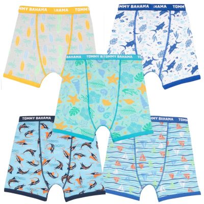 Boys 5-Pack Cotton Boxer Briefs Underwear