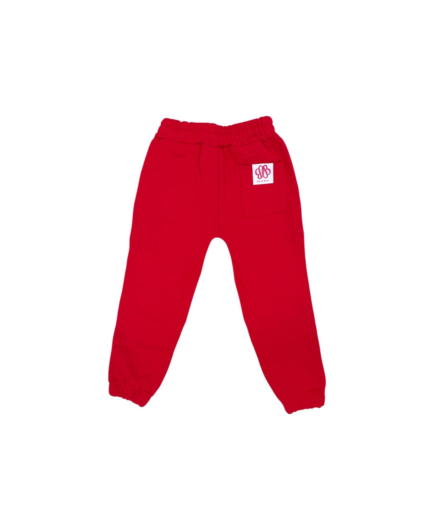 Брюки Bits & Bows Unisex Signature Joggers для малышей, цвет: Красный — фото 4