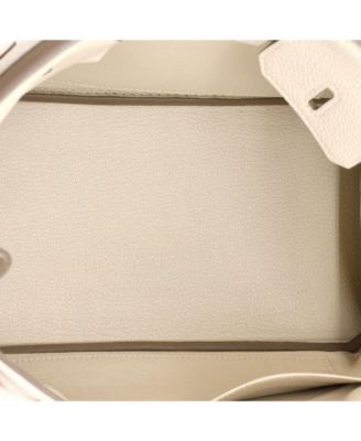 Birkin 25 Handbag Light Togo with Rose Gold Hardware