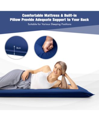 Self-inflating Lightweight Folding Foam Sleeping Cot with Storage bag