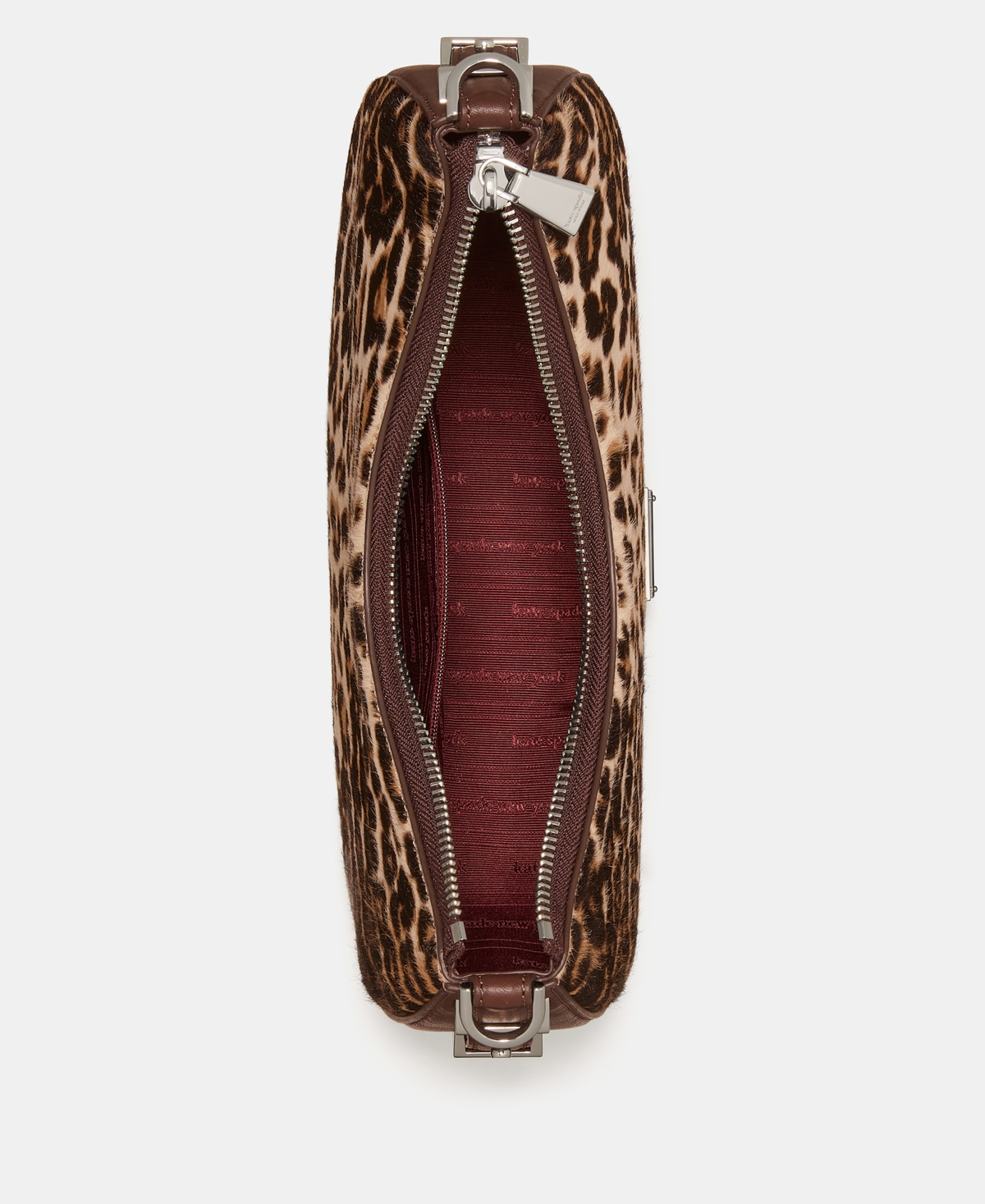 Kate Spade Liv Downtown Leopard Convertible Shoulder Bag In Brown