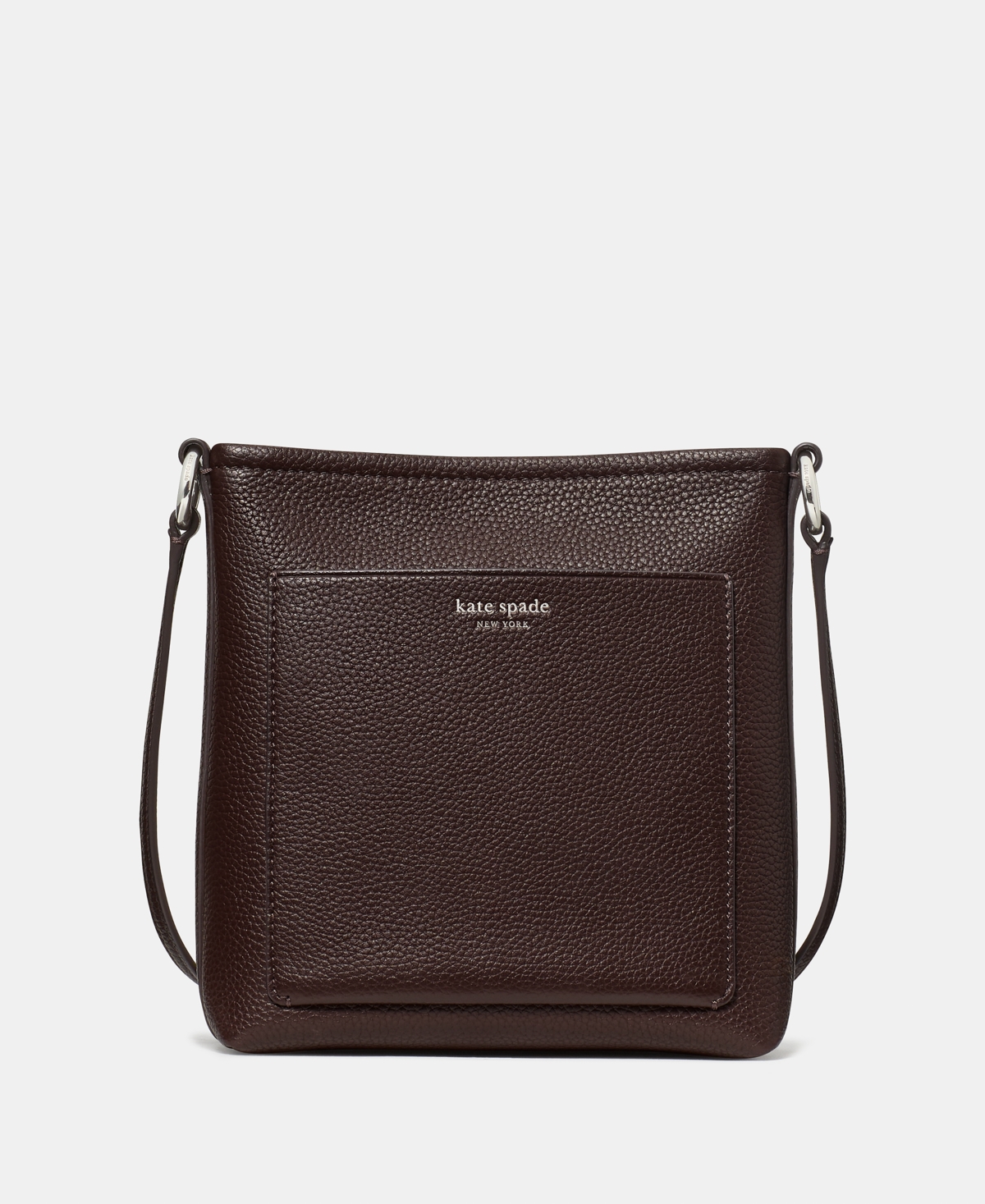 Kate Spade Ava Pebbled Leather Mini Crossbody Bag In Brown