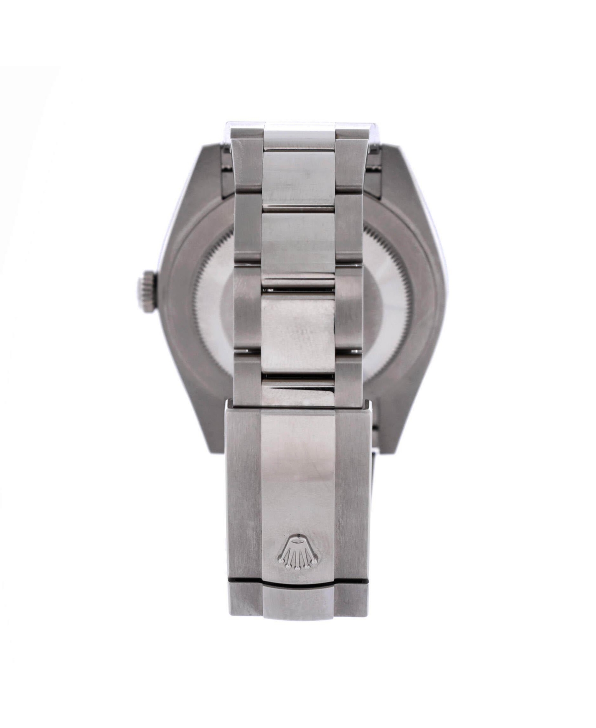 Pre-Owned Rolex Oyster Perpetual Datejust Mint Green Automatic Watch in Stainless Steel 41mm