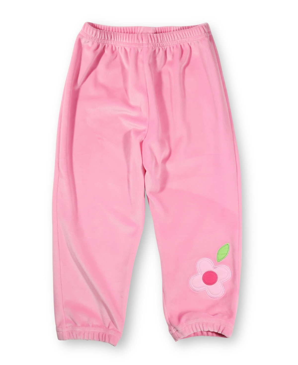 Florence Eiseman Baby Girls Velour Jogger Pants With Flower