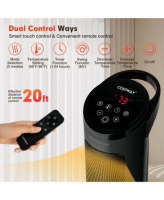 1500W PTC Fast Heating Space Heater with Remote Control